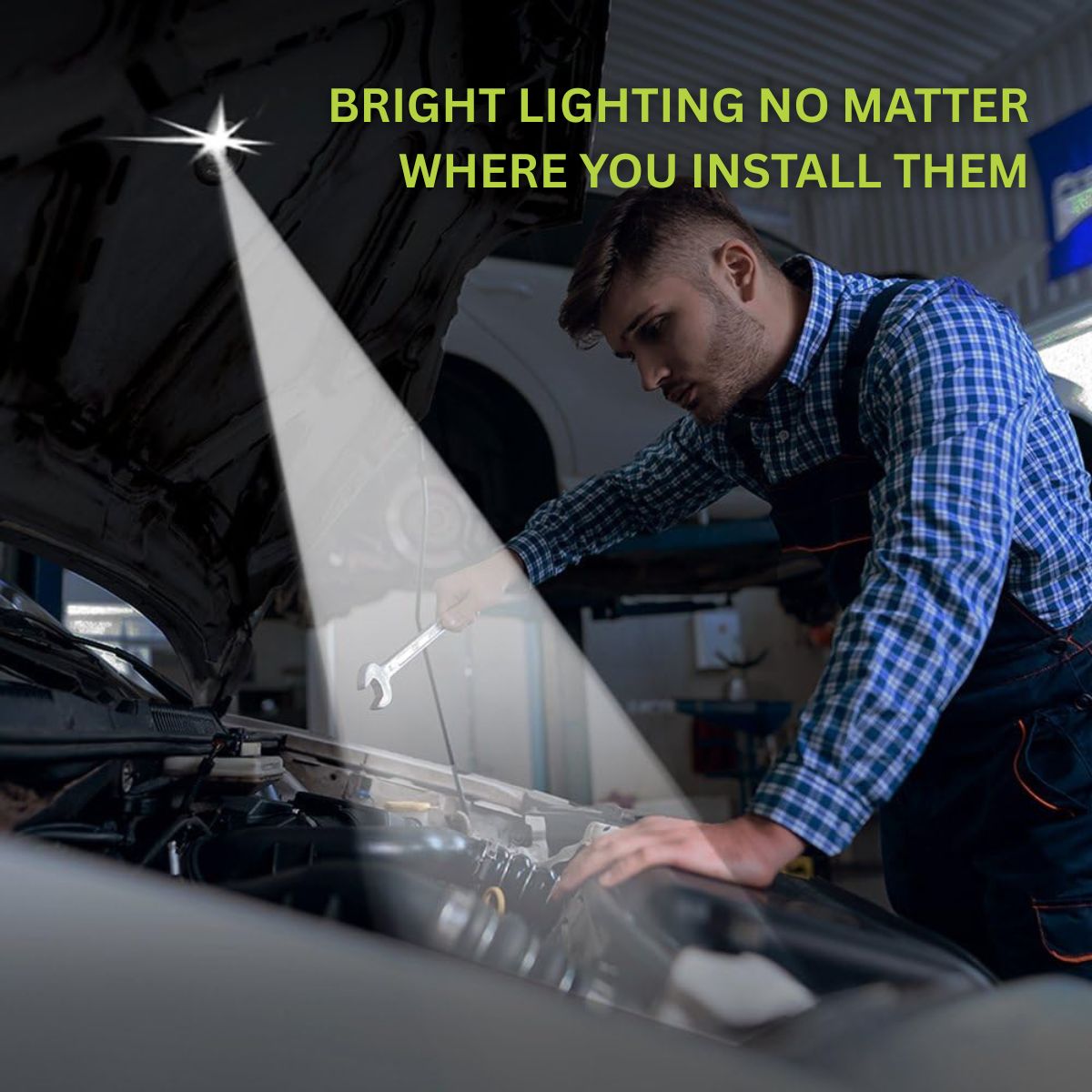 LÁMPARA TIPO BOTÓN Luces LED adhesivas multiusos