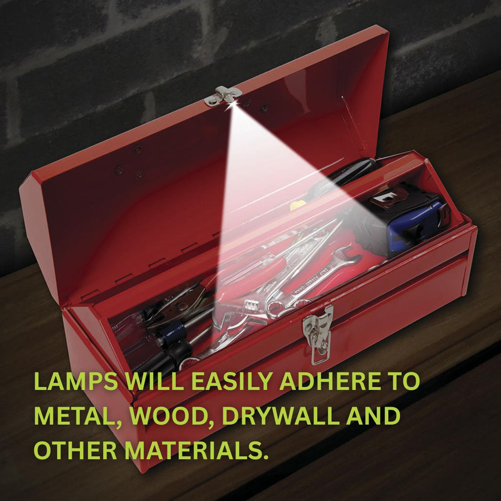 BUTTON LAMP Stick-On LED Utility Lights