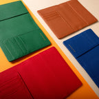 Cartera para pasaporte de cuero con RFID CASUPO