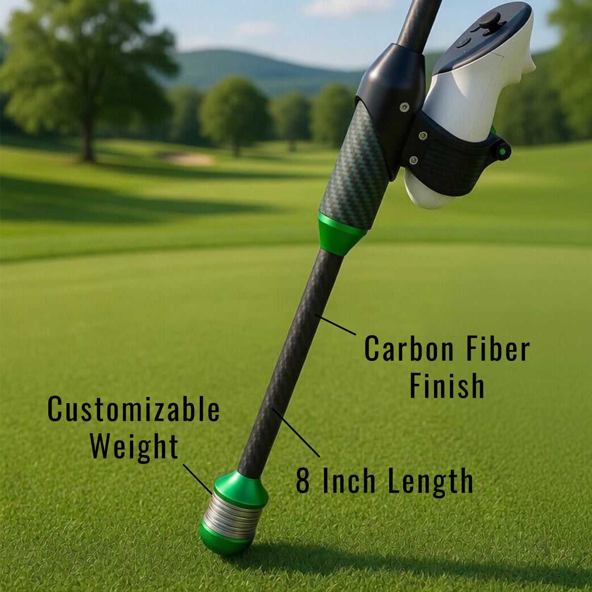 DeadEyeVR DriVR Elite – Palo de golf de realidad virtual con peso