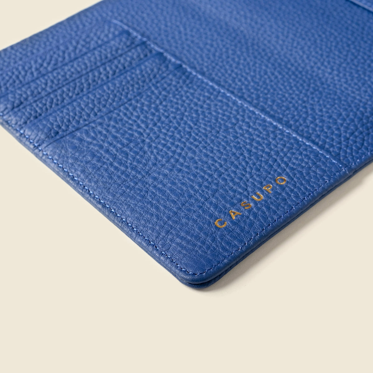 Cartera para pasaporte de cuero con RFID CASUPO