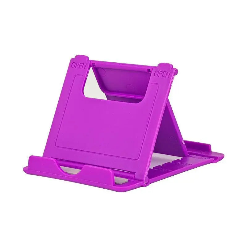 Foldable Phone & Tablet Stand – Adjustable Desk Holder