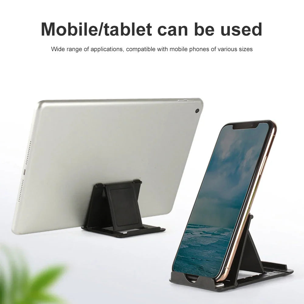 Foldable Phone & Tablet Stand – Adjustable Desk Holder