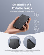 Anker MagGo 10K slim magnetic power bank shown in a product detail graphic.