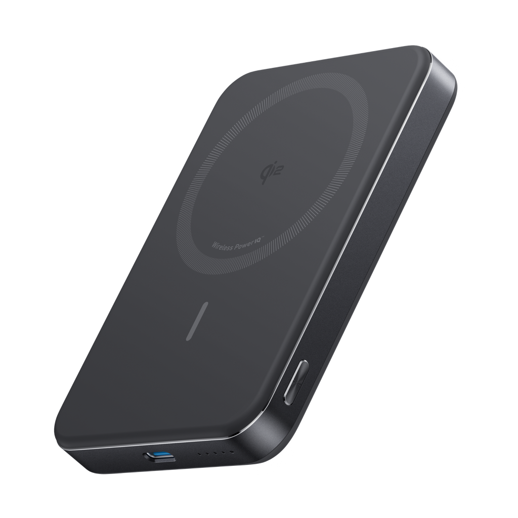 Anker MagGo 10K slim magnetic power bank shown in a product view.