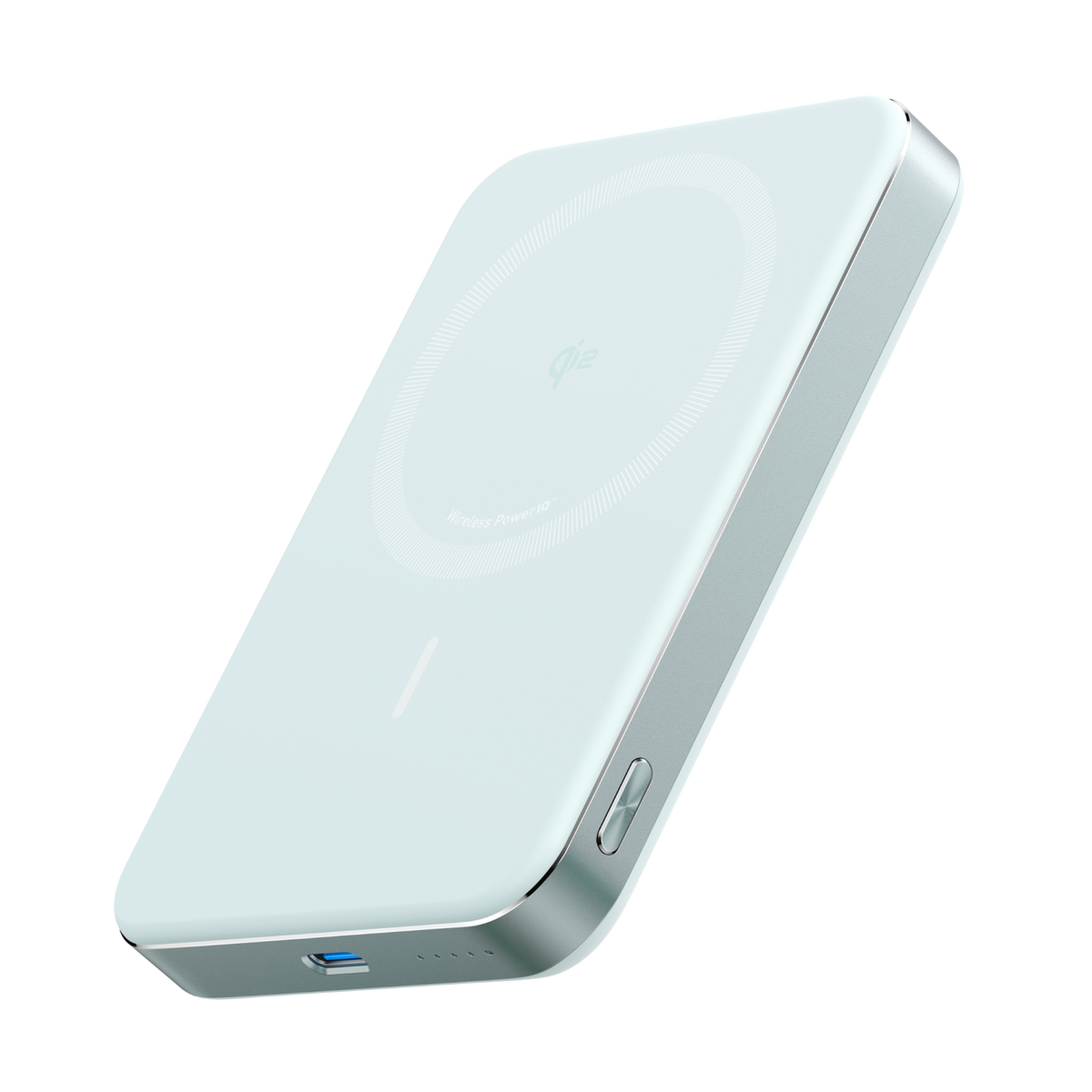 Anker MagGo 10K slim magnetic power bank shown in a product view.