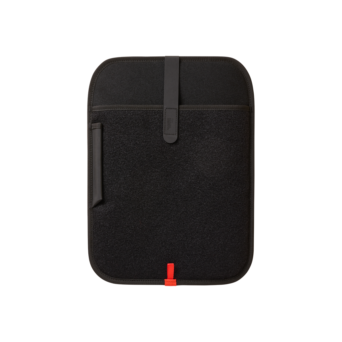 Black The Brown Buffalo laptop sleeve shown against a plain background.