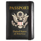 RFID Passport Holder with 3D Metal Badge
