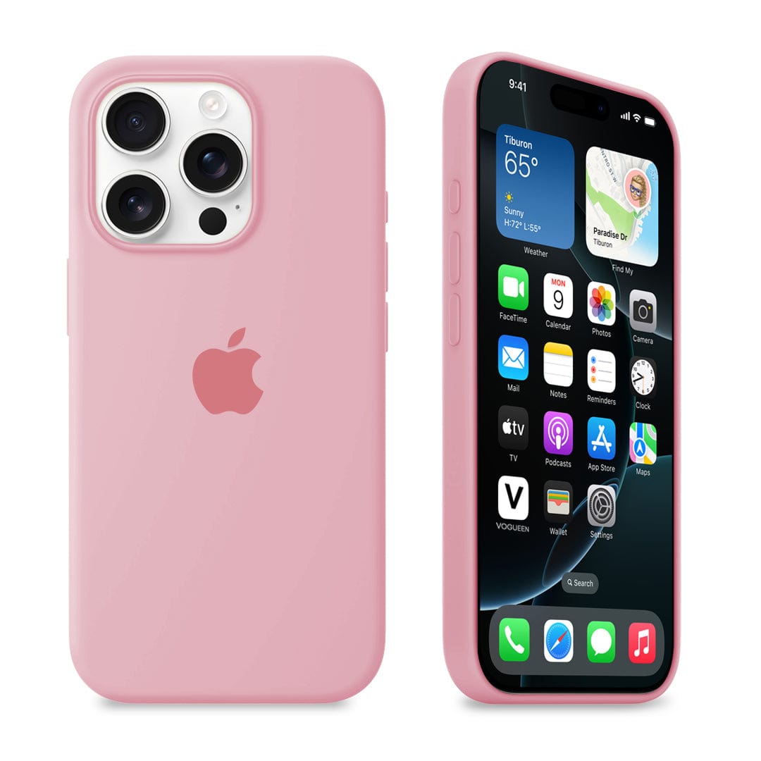 Candy Pink Silicone iPhone Case – Soft-Touch Protection
